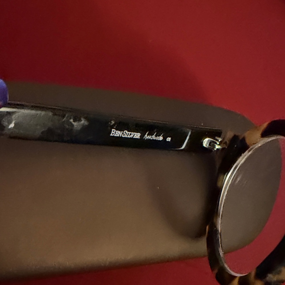 Ben Silver Tortoise Shell Round Glasses - image 3